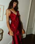 MILLE Clothing Tallulah Dress in Claret