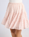 MILLE Clothing Tania Skirt in Rose Eyelet