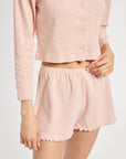 MILLE Clothing Tati Pointelle Short in Spanish Villa