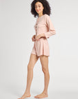 MILLE Clothing Tati Pointelle Short in Spanish Villa