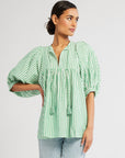 MILLE Clothing Thalia Top in Kelly Stripe