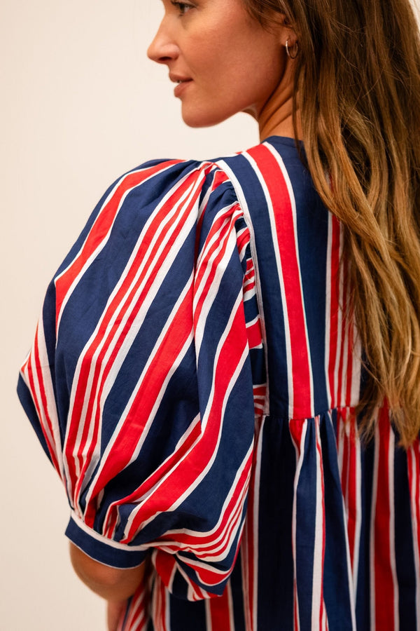 Thalia Top in Sailing Stripe — view 4