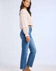 MILLE Clothing Thea Top in Rose Eyelet
