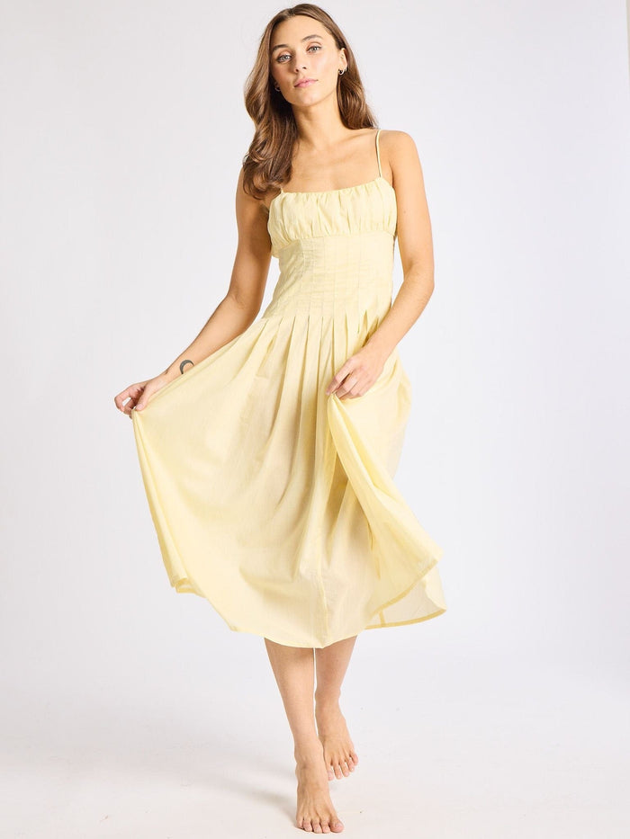 Tully Dress in Buttercream