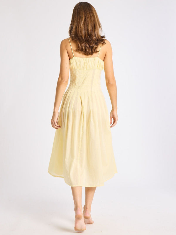 Tully Dress in Buttercream — view 4