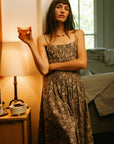 MILLE Clothing Tully Dress in Cocoa Floral