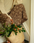 MILLE Clothing Tully Dress in Cocoa Floral