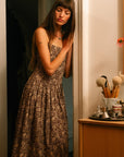 MILLE Clothing Tully Dress in Cocoa Floral