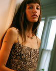 MILLE Clothing Tully Dress in Cocoa Floral