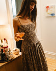 MILLE Clothing Tully Dress in Cocoa Floral
