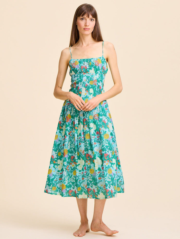 Tully Dress in Swedish Garden