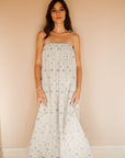 MILLE Clothing Val Dress in Seashell Embroidery