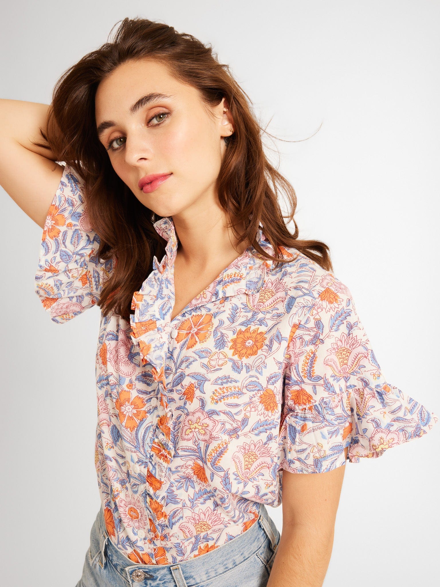 MILLE Clothing Vanessa Top in Newport Floral