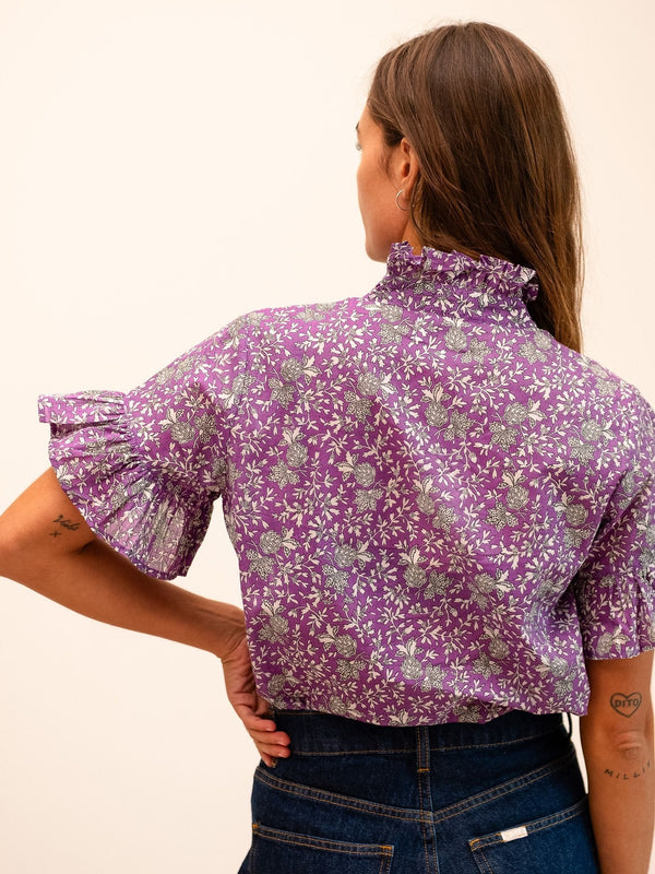 Vanessa Top in Provence Floral — view 5
