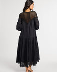 MILLE Clothing Vega Crochet Dress in Black