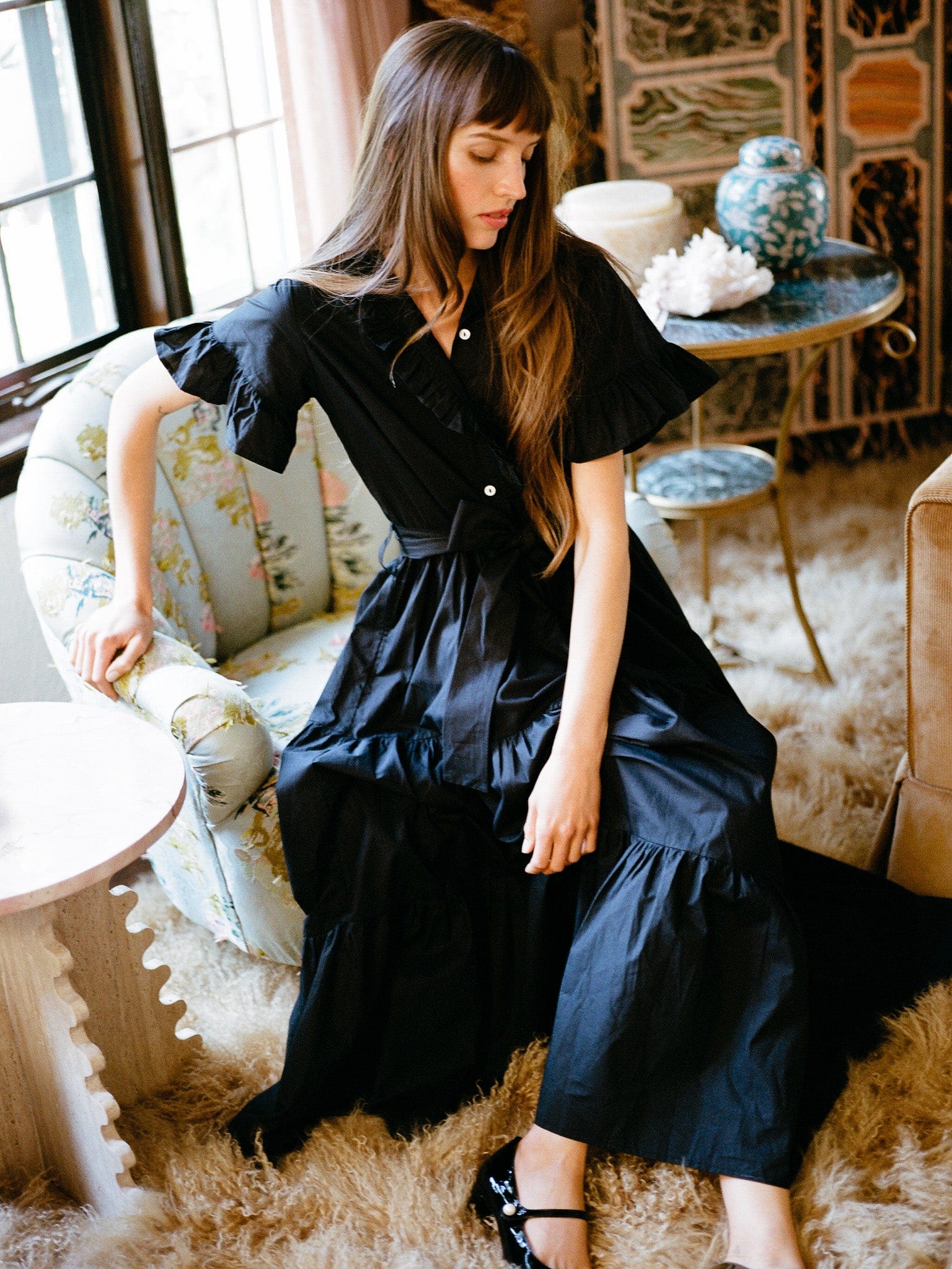 Victoria Dress in Black – MILLE