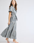 MILLE Clothing Victoria Dress in Chambray Stripe