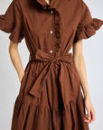 MILLE Clothing Victoria Dress in Chocolate