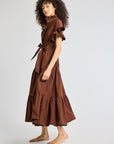 MILLE Clothing Victoria Dress in Chocolate
