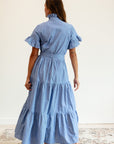 MILLE Clothing Victoria Dress in Harbor Stripe