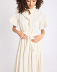 MILLE Clothing Victoria Dress in Ivory Eyelet