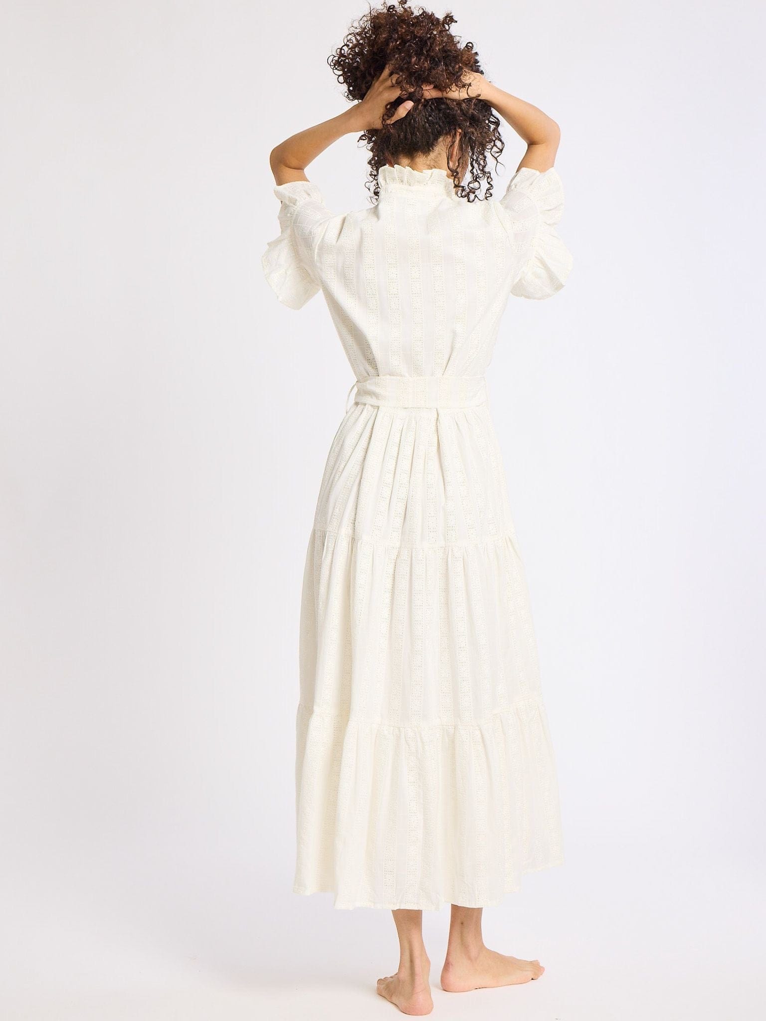 MILLE Clothing Victoria Dress in Ivory Eyelet