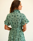 MILLE Clothing Victoria Dress in Jade Floral