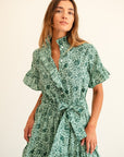 MILLE Clothing Victoria Dress in Jade Floral
