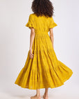MILLE Clothing Victoria Dress in Marigold Eyelet