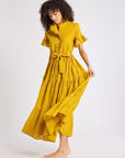 MILLE Clothing Victoria Dress in Marigold Eyelet