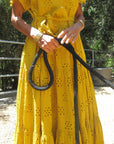 MILLE Clothing Victoria Dress in Marigold Eyelet