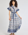 MILLE Clothing Victoria Dress in Navy Floral