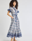 MILLE Clothing Victoria Dress in Navy Floral