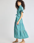 MILLE Clothing Victoria Dress in Printemps Stripe