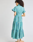 MILLE Clothing Victoria Dress in Printemps Stripe