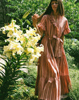 MILLE Clothing Victoria Dress in Santa Fe Stripe