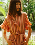 MILLE Clothing Victoria Dress in Santa Fe Stripe