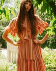 MILLE Clothing Victoria Dress in Santa Fe Stripe