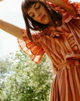 MILLE Clothing Victoria Dress in Santa Fe Stripe
