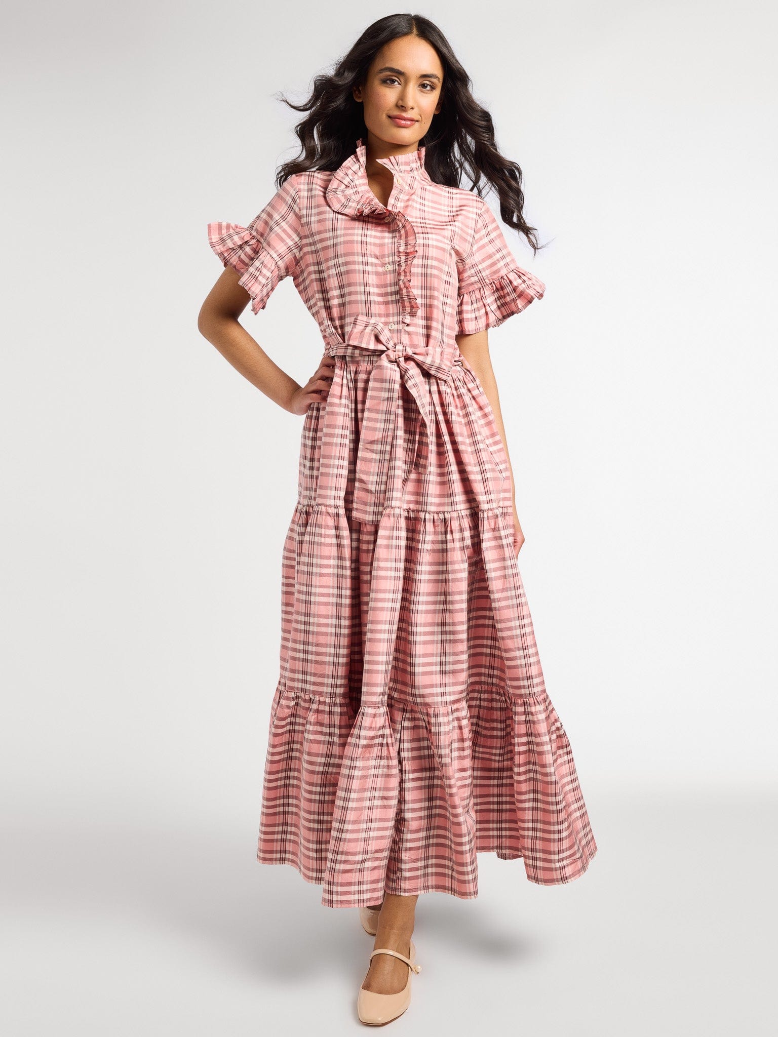 Victoria Dress in Sugarplum Taffeta – MILLE