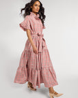 MILLE Clothing Victoria Dress in Sugarplum Plaid