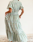 MILLE Clothing Victoria Dress in Sweet Pea Stripe