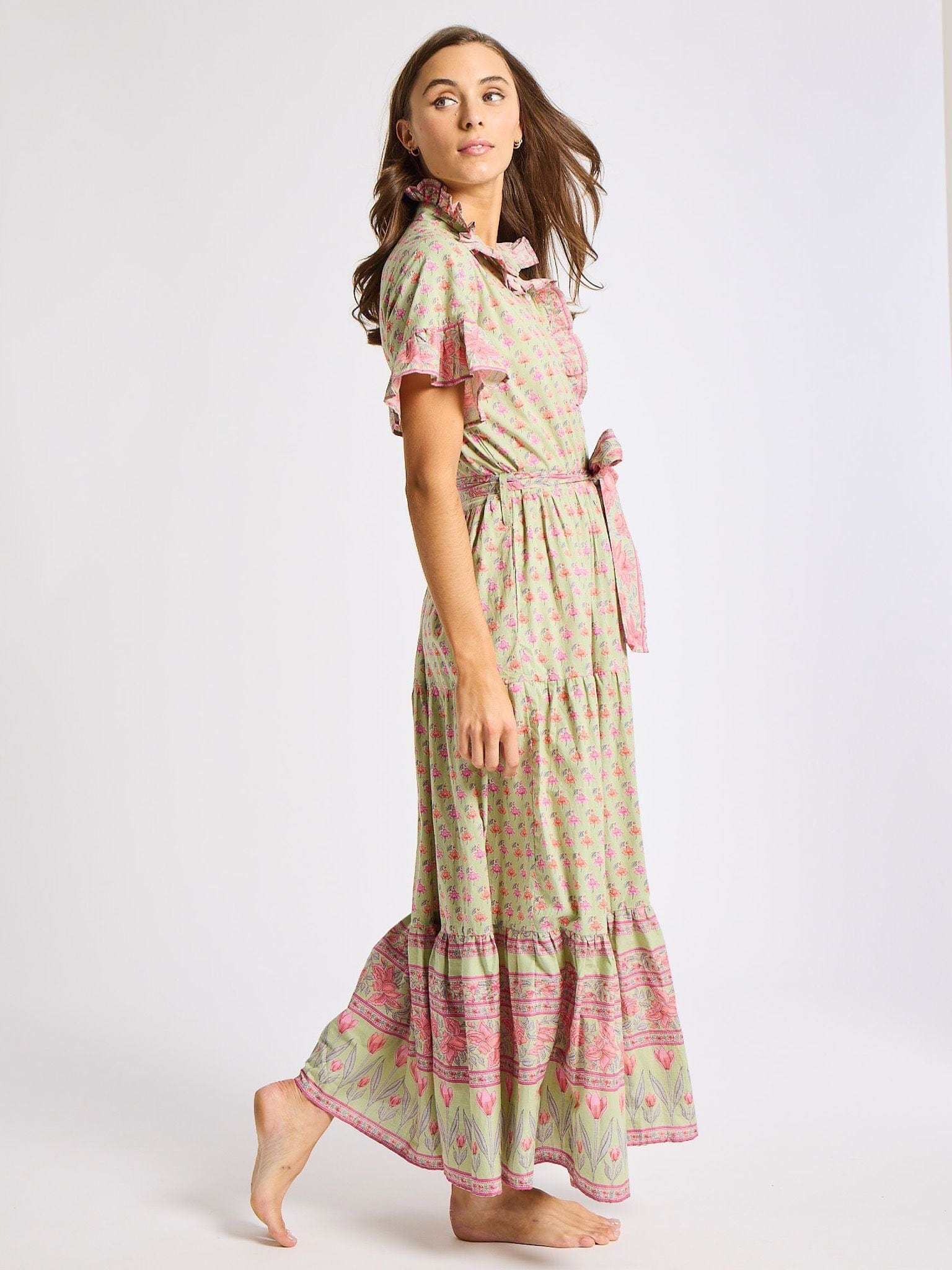 MILLE Clothing Victoria Dress in Tulip Print