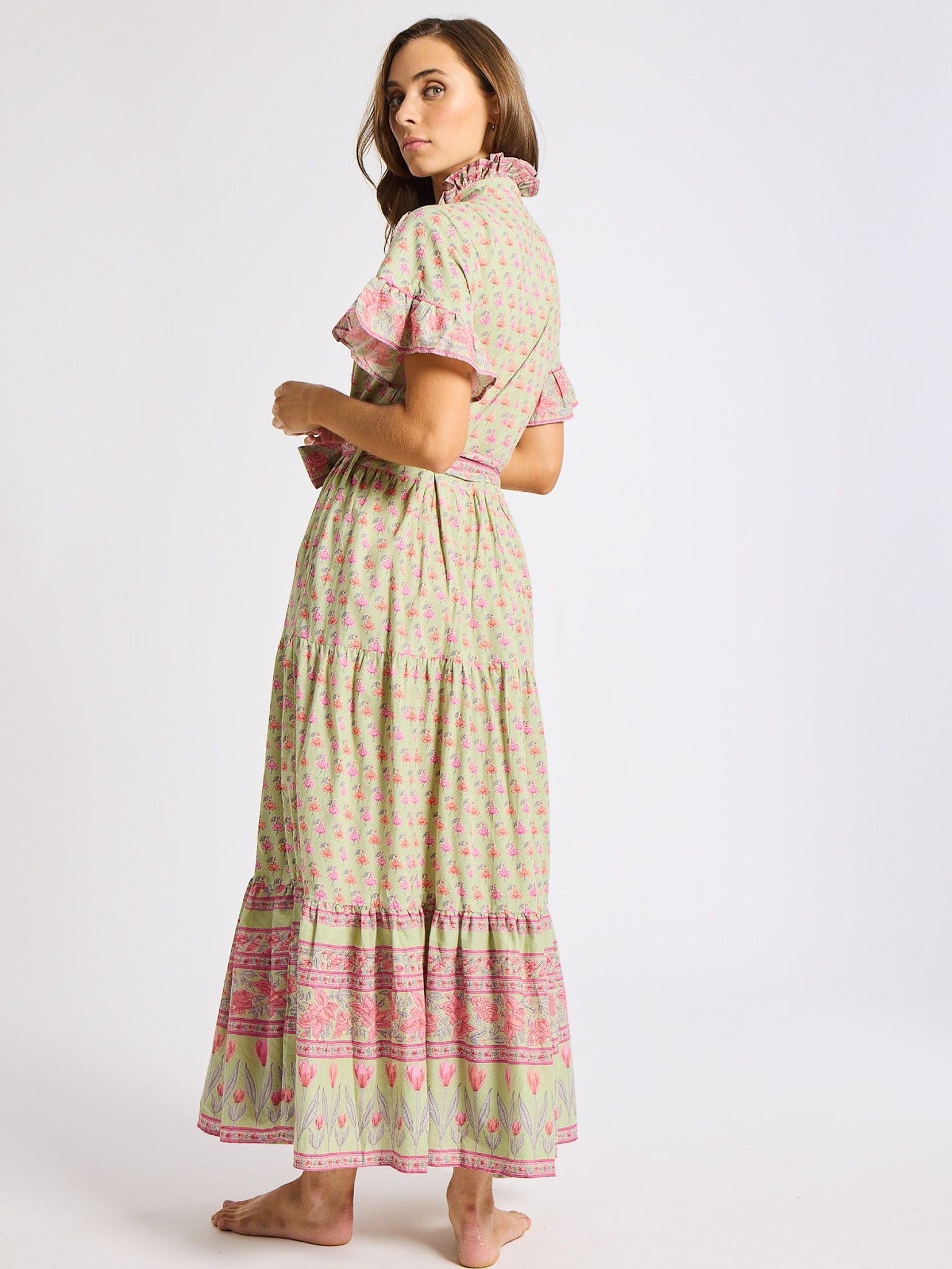 MILLE Clothing Victoria Dress in Tulip Print