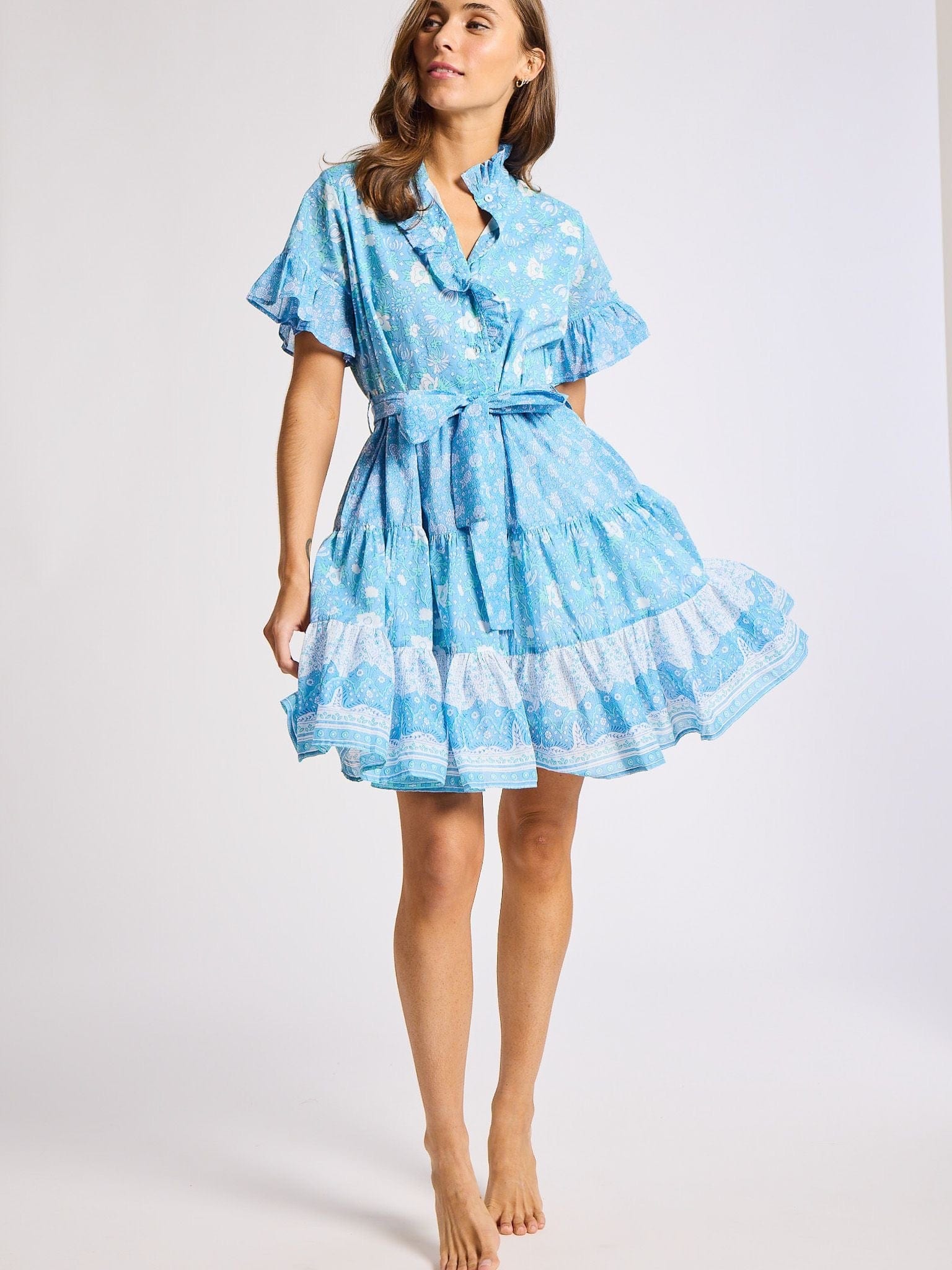MILLE Clothing Violetta Dress in Charleston Floral