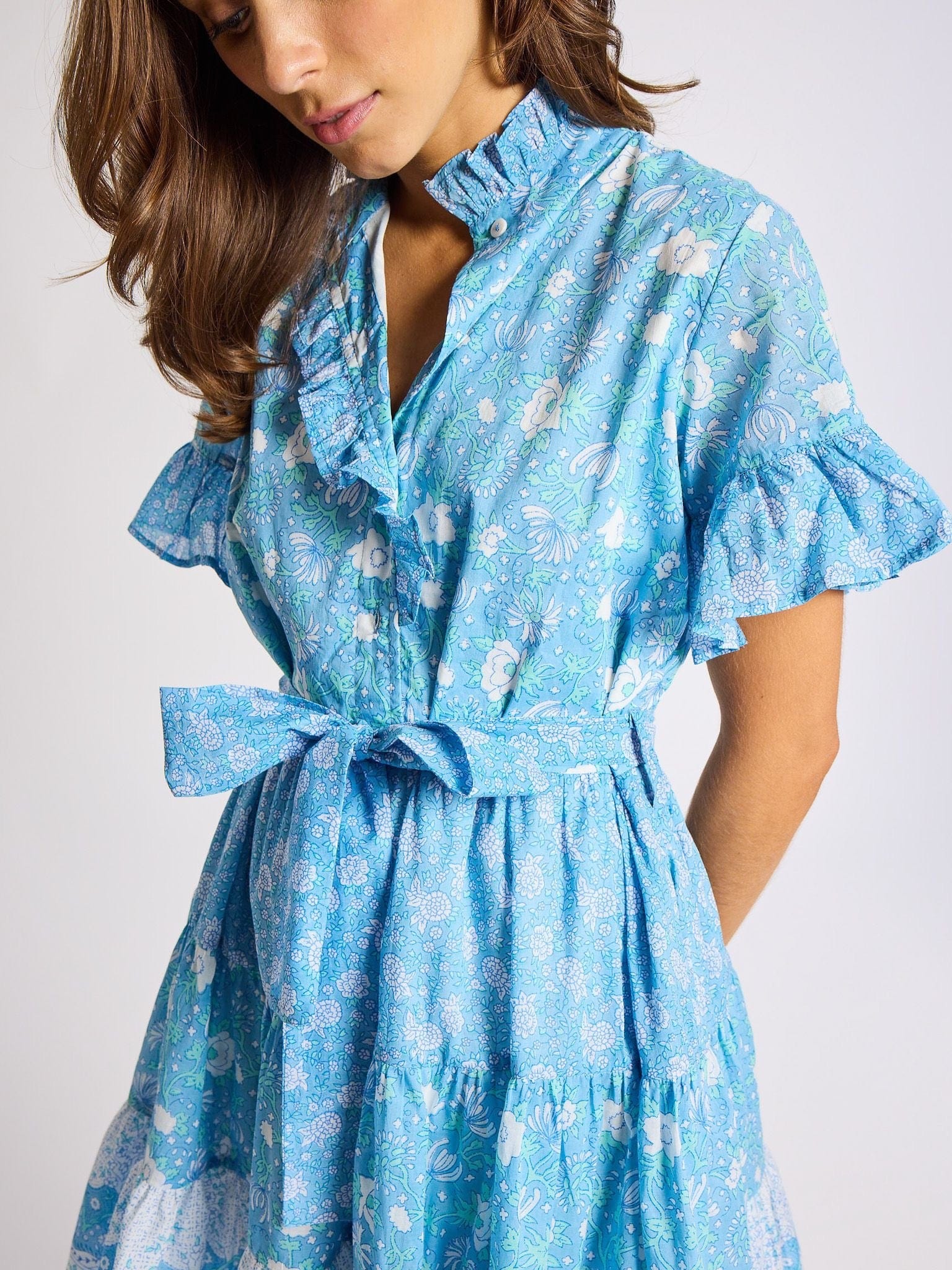 MILLE Clothing Violetta Dress in Charleston Floral
