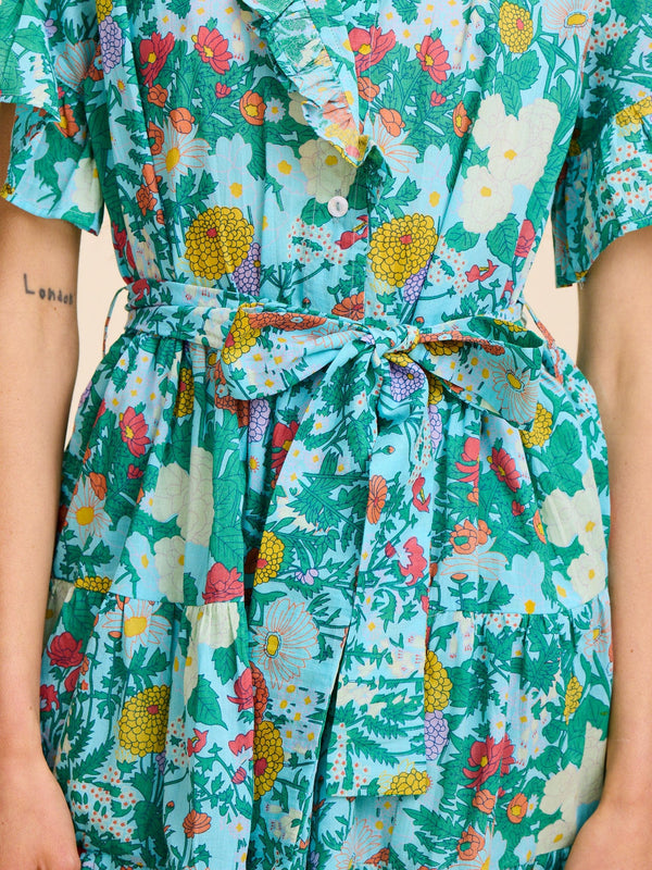 Violetta Dress in Swedish Garden — view 5