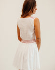 MILLE Clothing Vivi Dress in Rose Cross Stitch