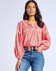 MILLE Clothing Vivienne Top in Red Gingham
