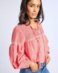 MILLE Clothing Vivienne Top in Red Gingham